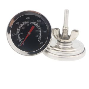Oven Termometer Celsius Fahrenheit Grill Baking Panggangan Bakar Thermometer Probe Stainless Steel