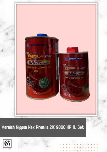 Pernis Vernish Nippon Nax Premila 2K 9800 HP 1L Set