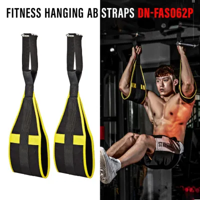 SellinCost Elbow Support Heavy Duty Chin Up Support Hanging Assist Chin Up Belt Exercise Pull Up Ab Straps Chin UP Bar 1 Pair 6PS FAS062P 引体向上支撑带