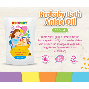 Probaby Bath Anise Oil 230ml Refill - Sabun Mandi Bayi