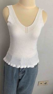 [LuvHanger] Korean Knit Tank Top Wanita Polos Vest Rajut Tengktop Wanita Import Gaya Korea MD09
