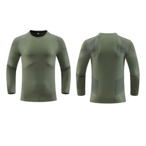 HUIESON เสื้อฝึกออกกำลังกายระบายอากาศได้ดีรัดรูปแห้งเร็วสำหรับกีฬาวิ่ง