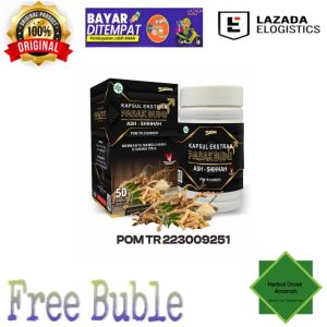 Kapsul Ekstrak Pasak Bumi Ash-Shihhah (BPOM) 50 Kapsul Original