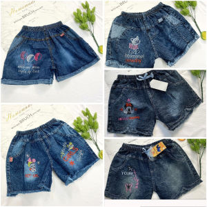 Quần đùi bé gái từ 30kg đến 35kg quần short jean mềm SIZETRUNG