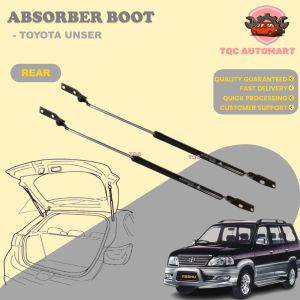 TOYOTA UNSER 1996 REAR BONNET DAMPER BOOT ABSORBER GAS SPRING SET TAILGATE PENYERAP BONNET BELAKANG BOOT