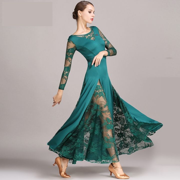 Gold Peach Sponsored Ballroom Dress | DanceDressing – Dance Dressing