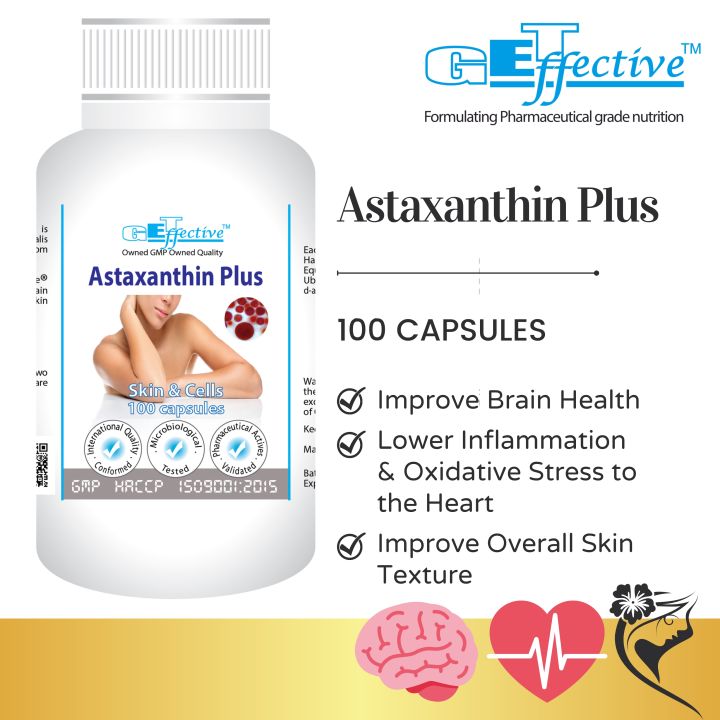 GET Effective Astaxanthin Plus Lower Inflammation & Oxidative Stress