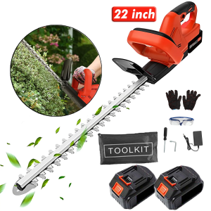 22 INCH Electric Trimmer Pruning Heavy Duty Household Rechargeable Agricultural Machine Saw Hedge Cordless Shrub Hedge