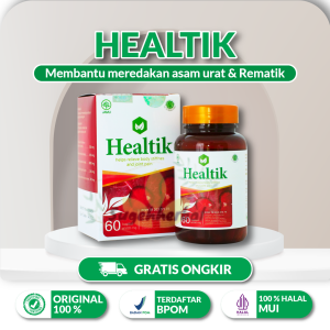 HEALTIK ASLI ORIGINAL OBAT UNTUK NYERI SENDI REMATIK ASAM URAT HERBAL 100%