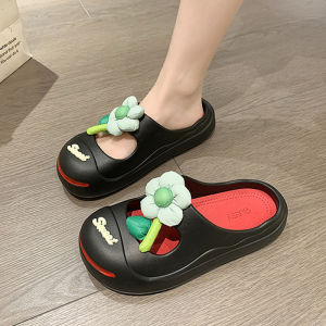 Sheii รุ่น Hit รองเท้าแตะแฟชั่น ดีเทลเป็นสีทูโทนน่ารักมาก แถมตัวติดดอกไม้สุดน่ารัก ยางนิ่มใส่สบาย แมทช์ลุคไหนก็ดูดี จัดเลย