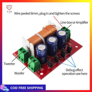 COD [Free Delivery] YLY-2088 2 Way Crossover Filters Module 400W HiFi Speaker Modification Upgrade Board Full Range Treble Bass Welding Free