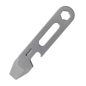 Lightweight Titaniums Keychain Tool Screwdriver Bottle Opener Crowbars Function For Outdoor Enthusiasts Camping Gear
