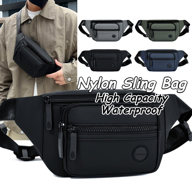 Waterproof Chest And Waist Bag Outdoor Sports Messenger Bag Fashion High Capacity Cycling Bag