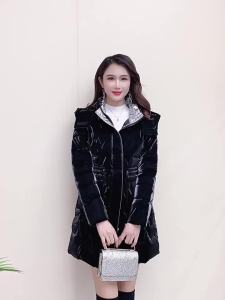 Time-limitedWomens down Cotton Jacket Winter Thickened Slim Fit Mid-Length Fashionable Korean Style plus Size Coat Warm Stylish OuterwearL731