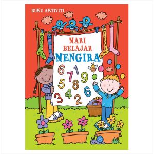 Buku Aktiviti Mari Belajar Mengira dalam Bahasa Melayu untuk kanak kanak berumur 3-5 tahun (BM)