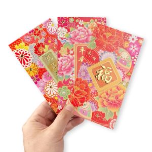 Pinky Bee Angpau Hongbao Bunga Gold Imlek Ulang Tahun 71012700