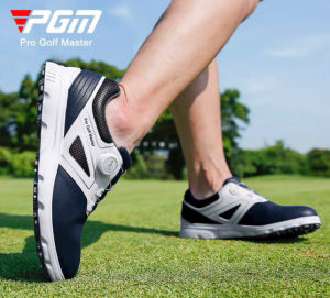 Giày gôn nam PGM có nút vặn chất liệu da PU không thấm nước đế kết êm chân không trơn trượt- pgm golf Shoes"