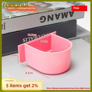 fanghui Large Capacity Bird Feeder Box Anti-Splash Bird Food Dispenser Durable Parrot Feeding Box For Small Medium Birds