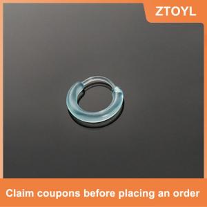 【ZTOYL】 10Pcs Đầy Màu Sắc Nhựa Hoop Bông Tai Dễ Thương Nhỏ Bông Tai Cho Phụ Nữ Cô Gái Đơn Giản Đa Năng Tai Khóa Đồ Trang Sức Phụ Kiện Quà Tặng