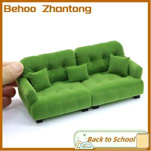 Behoo Dollhouse mô phỏng đổ xô sofa mô hình Dollhouse mini phòng khách đồ nội thất trang trí phụ kiện giả vờ chơi đồ chơi
