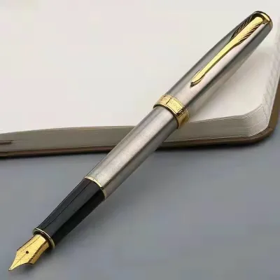 [1ink+1Gift] ปากกาหมึกซึม Parker Sonnet ด้ามสีดำด้าน คลิปสีทอง ปากกาเครื่องประดับ ของขวัญลายเซ็นระดับไฮเอนด์-152c4c8b