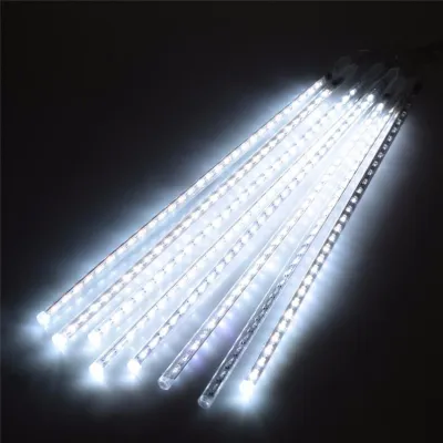 Đèn led sao băng thả cây chống nước 8 ống 50cm Chạy Mưa Sao Băng