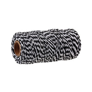 E.B. Cotton Rope Colorful Rope Twisted Twine for Handmade Rope DIY Craft Gift Wrap 100m Length