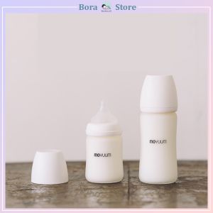 Bình sữa Moyuum thủy tinh tráng silicon Hàn Quốc 150ml 240ml