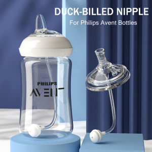Avent Natural Duck billed nipple with straw spout sippy cup teats for natural & classic bottles replacement