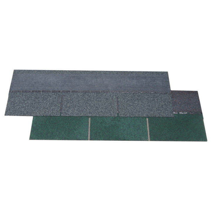 Roof Shingles Asphalt OWNES CORNING 3TAB Design, GREEN COLOR Imported ...