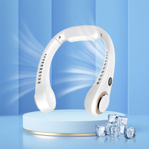 SZX Usb Rechargeable Mini Portable Neck Fan Bladeless Mini Fan Mute Sports Fans for Outdoor Hanging Neck 5000mAh