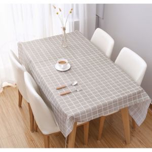 Khăn trải bàn không thấm nước Khăn trải bàn Trang trí Trang trí Bàn MẪU Ô VUÔNG NHỎ BG123