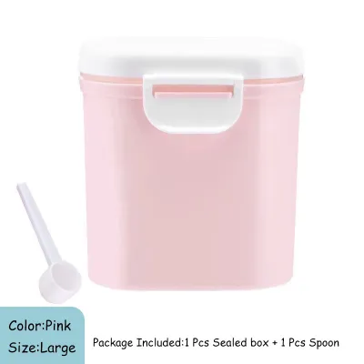 Baby Milk Powder Box Food Sealed Airtight Storage Portable Container Portable Moisture-Proof Tank