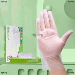 [COD] dgheg 60pcs box Latex Free Gloves TPE Disposable Gloves Transparent Non-Slip Acid Work Safety Food Grade Household Cleaning Gloves