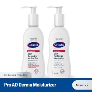Cetaphil Pro AD Derma Moisturizer 145ml - Bundle of 2
