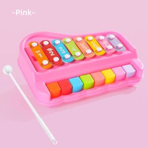 2 in 1 Baby Music Instruments Montessori Toys 8-note Xylophone Piano Parish Music Play Educational Games Travel Toys for Toddler2026