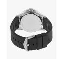 [Powermatic] Fossil FS5947 Blue Dive Black Dial Silicone Strap Date Analog Quartz Men Watch. 