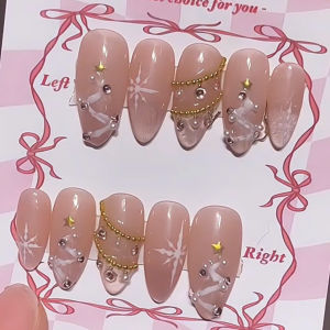 PrincessNailbox[mãTP25]móng úp sơn gelthiết kế thủ công(tặng keodũamiếng dángiấy lau…)