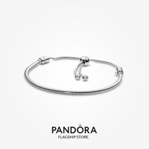 Pandora Moments Snake Chain Slider Bracelet