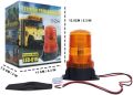 30LEDS Amber Emergency Warning Flashing Safety Strobe Beacon Light for Forklift Truck Tractor Golf Carts UTV Car Bus 9-30V. 