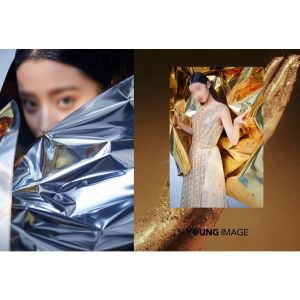 Giấy phim gương vàng tráng gương bạc 2 mặt giấy phim nhiều màu hologram hiệu ứng chụp hình studio