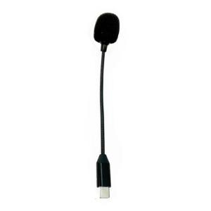 Detachable Type C Microphones with Flexible Metal Neck and Sponges Cover for TH10/TH30 Headsets