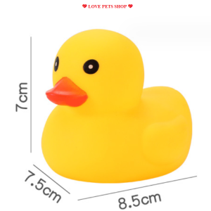 Đồ chơi vịt vàng có kèn kêu cho trẻ em và Chó Mèo (mẫu mới) - Love Pets Shop