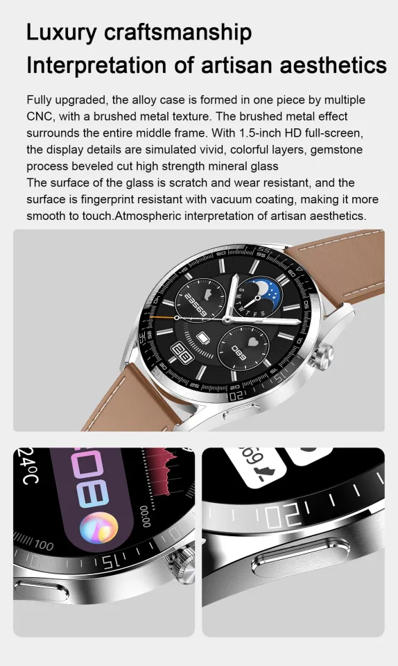 Huawei Watch GT4 Smart Watch Blood Oxygen Monitor Smartwatch Phone Call  Heart Rate GPS Tracker Watch for Men - AliExpress