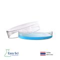 จานเพาะเชื้อแบบแก้ว plate ( Petri Dish ) ช่องเดียว ขนาด 6cm 7.5cm 9cm. 