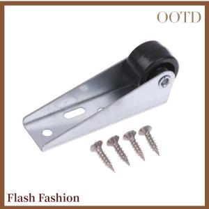 [Falsh F] Silent Furniture Side Mounted Direction Door Roller Support Moving Wheel With Screws Multi-function Stainless Steel Pulley