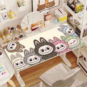 Labubu Taplak Meja Kulit Limited Edition Anti Air / Alas Meja Belajar Labubu Anti Slip / Taplak Meja Makan Labubu / Taplak Meja Belajar / Alas Ruang Tamu Tahan Panas / Taplak Meja Aesthetic / Taplak Meja Dapur / Taplak Meja Ruang Tamu / Alas Meja