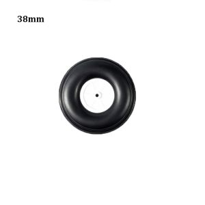 BUENOO Cao su Phụ tùng đồ chơi máy bay cho trẻ em 075" - 5" inch Đen Bánh xe hạ cánh máy bay mô hình Trung tâm bánh xe máy bay cánh cố định Để thay thế máy bay điều khiển từ xa