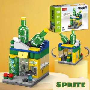 Gratis Ongkir - Building Blocks Mainan Anak / Building Blocks Toko Makanan / Mainan Anak
