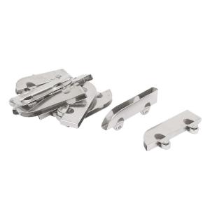 PAWIS Stainless Steel Padat Penjepit Kaca Roda / Pintu Geser Roda / Akseris Bergerak Pintu Kaca